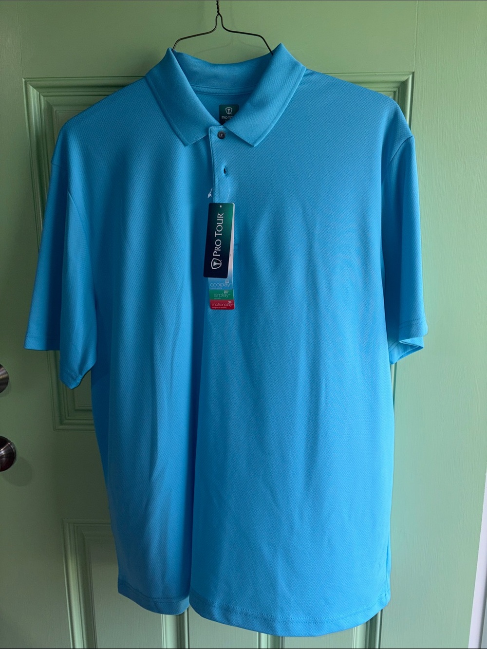 NWT Pro Tour Blue Short Sleeve Shirt - Men’s size XXL